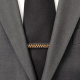 Stainless Steel Rope Twist Silver Tie Clip - Cufflinks.com - Flyclothing LLC
