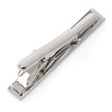 Stainless Steel Rope Twist Silver Tie Clip - Cufflinks.com - Flyclothing LLC