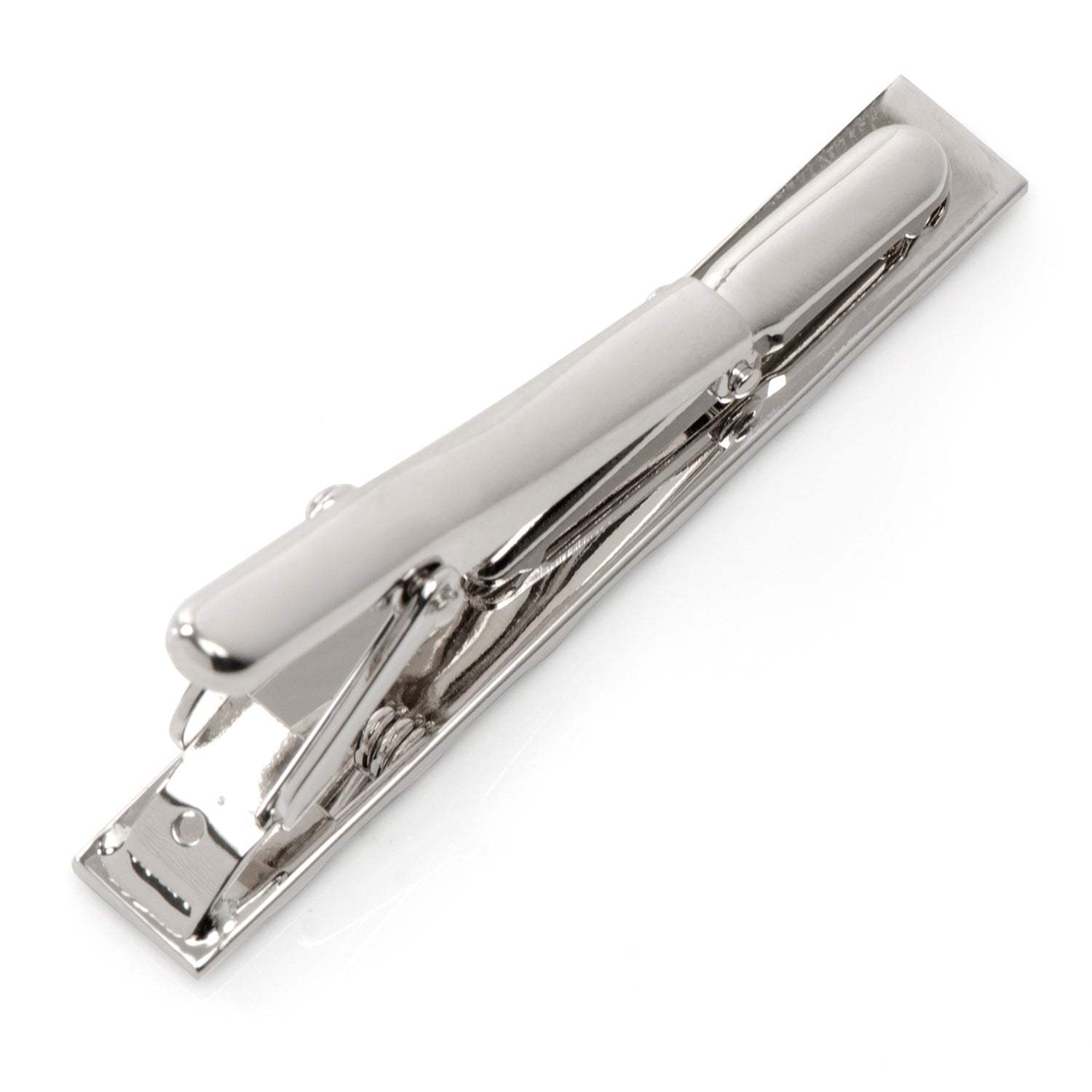 Stainless Steel Rope Twist Silver Tie Clip - Cufflinks.com - Flyclothing LLC