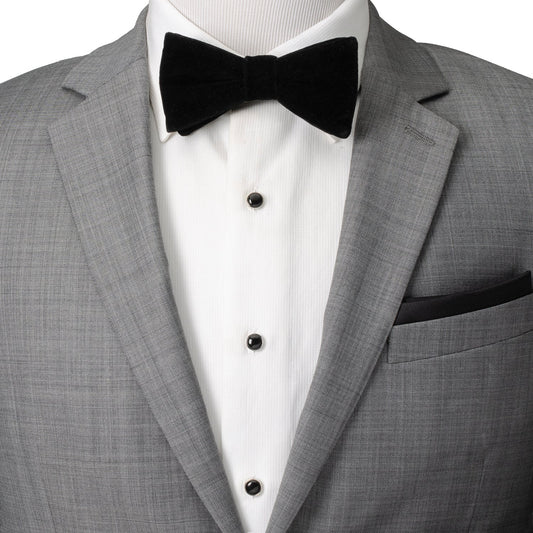 Mixed Pave Crystal and Onyx 5-Stud Set