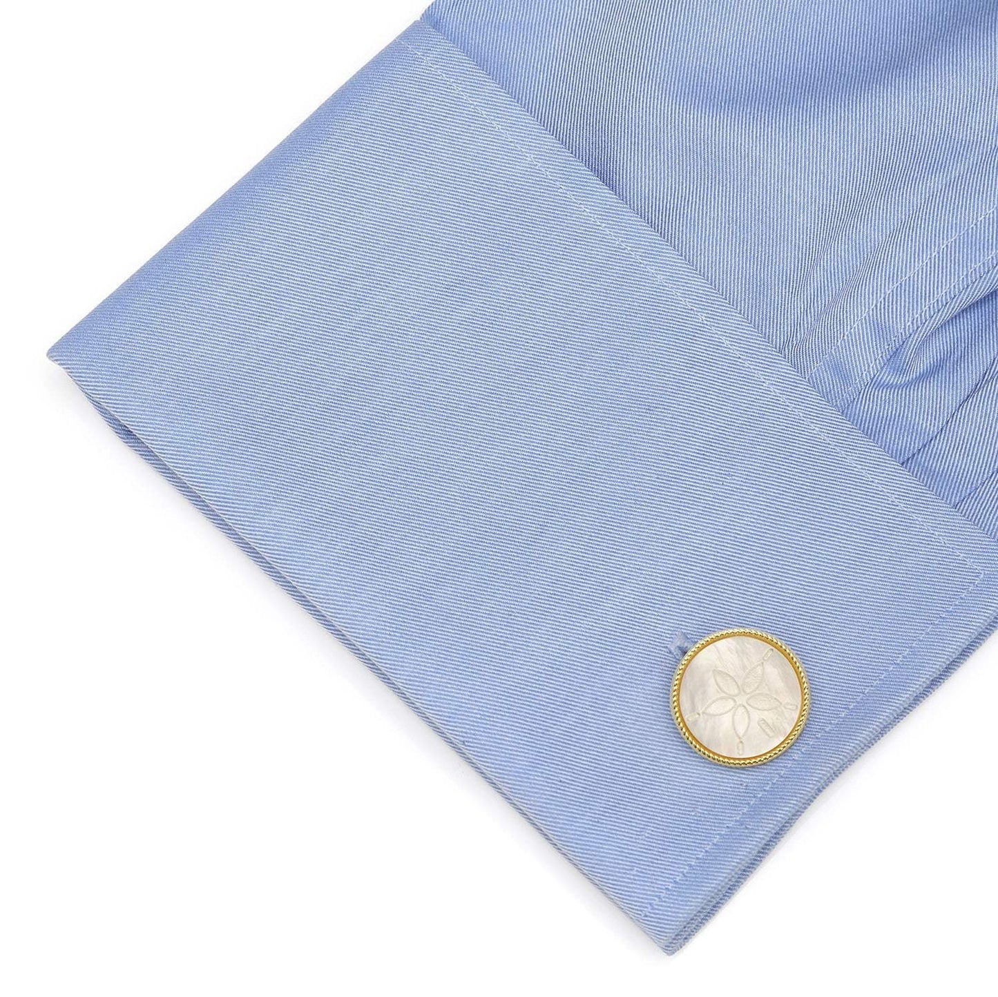 Sand Dollar Cufflinks - Cufflinks.com - Flyclothing LLC