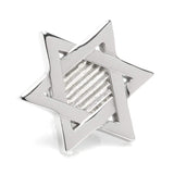 Star of David Stainless Steel Lapel Pin - Cufflinks.com - Flyclothing LLC