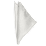 Soft Floral Gray Silk Men's Pocket Square - Cufflinks.com - Flyclothing LLC