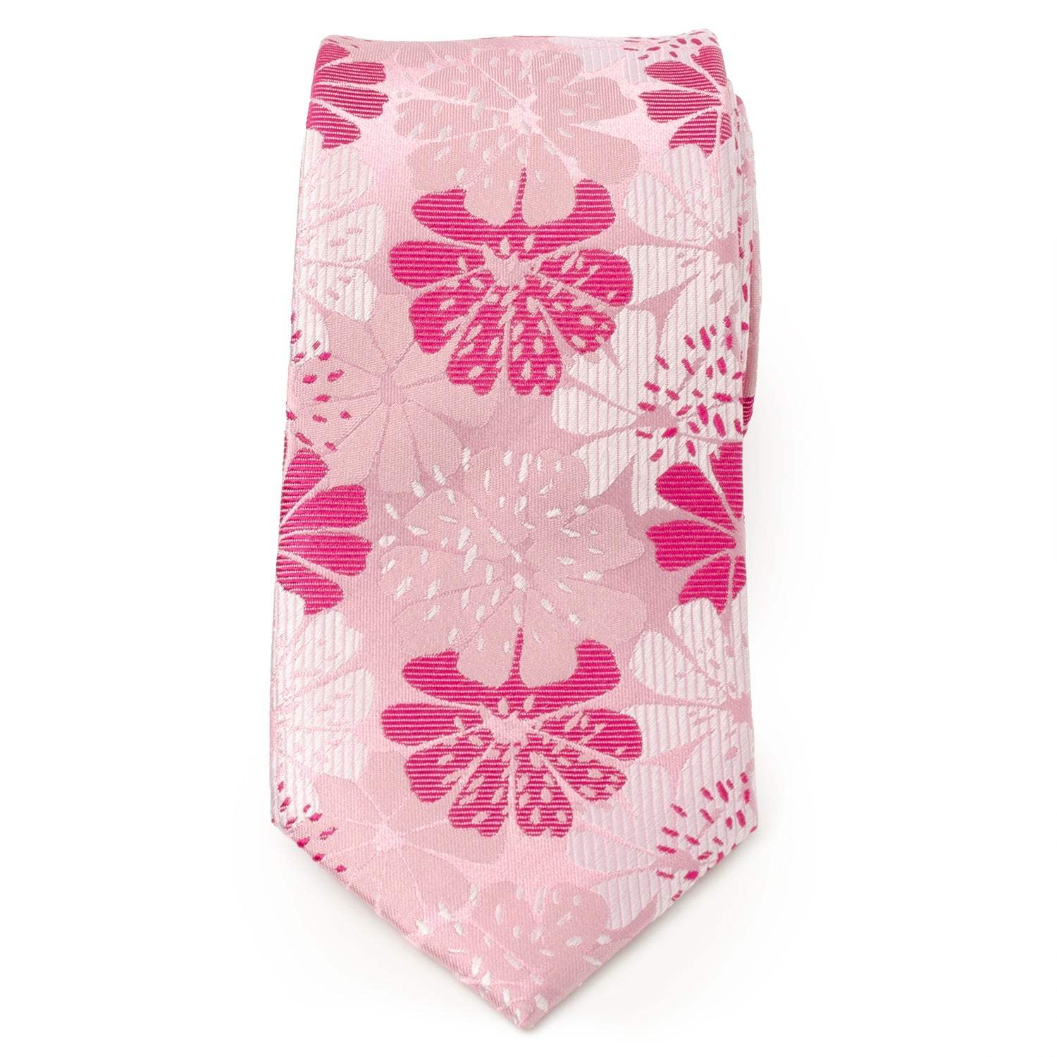 Pink Floral Men's Tie - Cufflinks.com - Flyclothing LLC