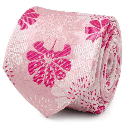 Pink Floral Men's Tie - Cufflinks.com - Flyclothing LLC