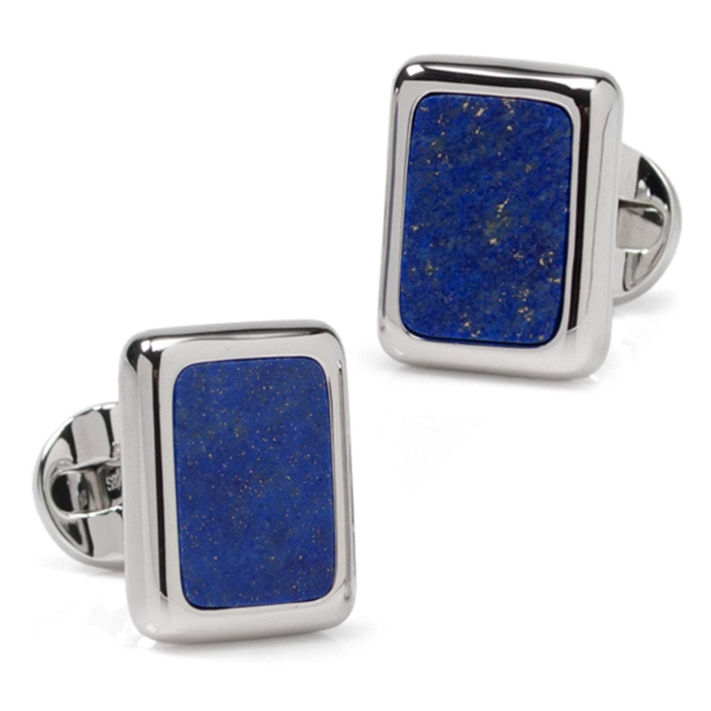 Sterling Silver and Lapis JFK Presidential Cufflinks - Cufflinks.com - Flyclothing LLC