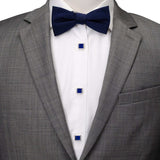 Sterling Silver and Lapis JFK Presidential Studs - Cufflinks.com - Flyclothing LLC