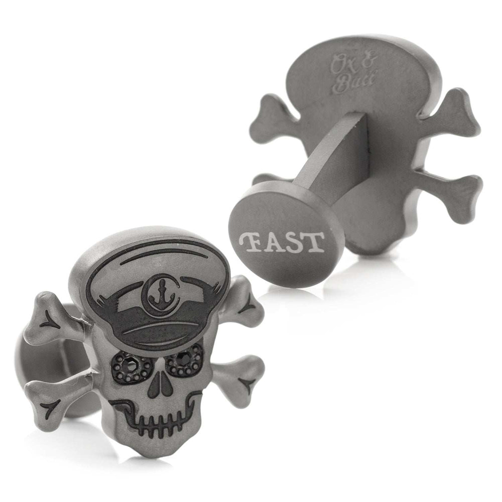 Skull Hold Fast Cufflinks - Cufflinks.com - Flyclothing LLC
