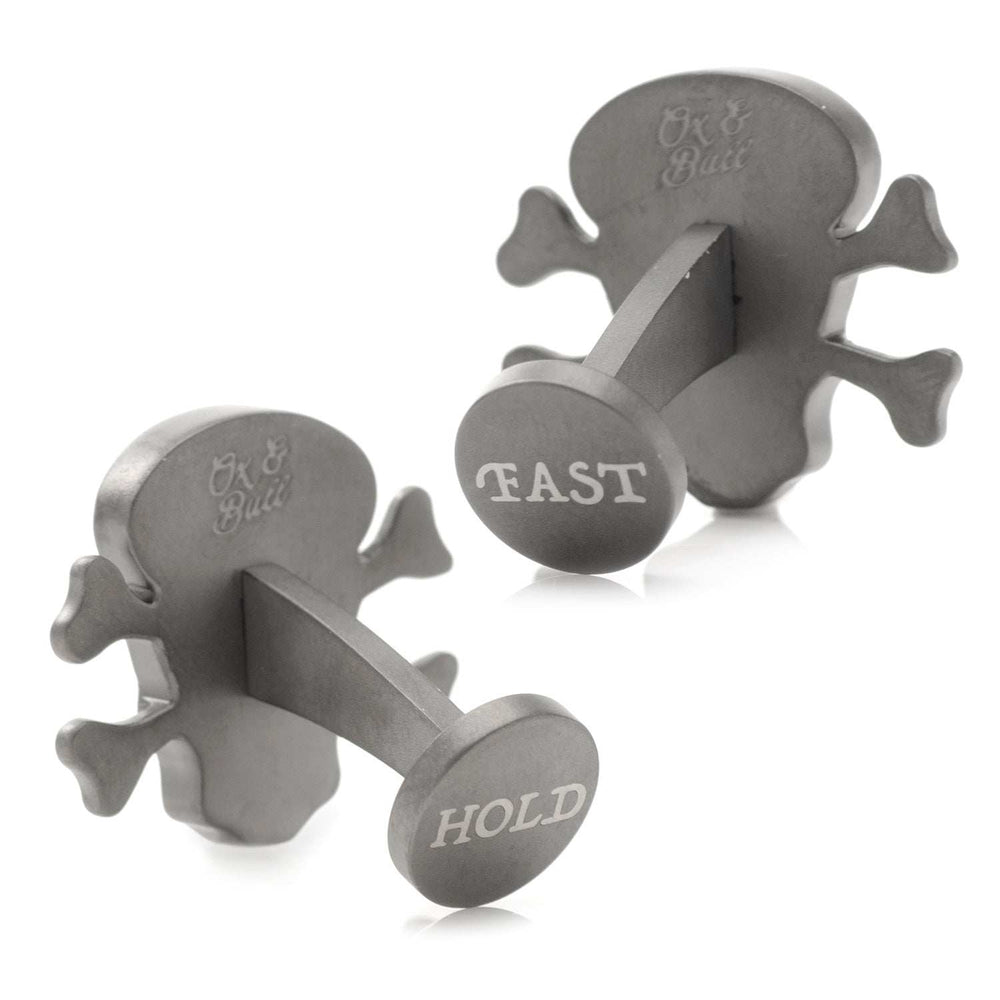 Skull Hold Fast Cufflinks - Cufflinks.com - Flyclothing LLC