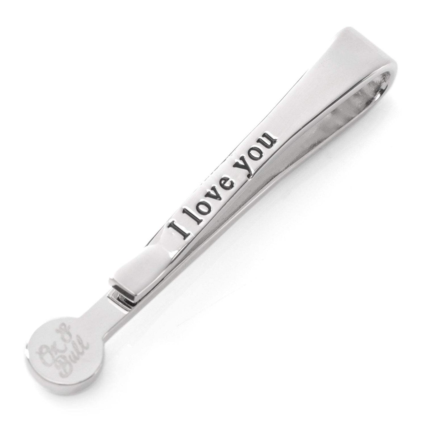 Silver and Onyx Tie Bar - Cufflinks.com - Flyclothing LLC