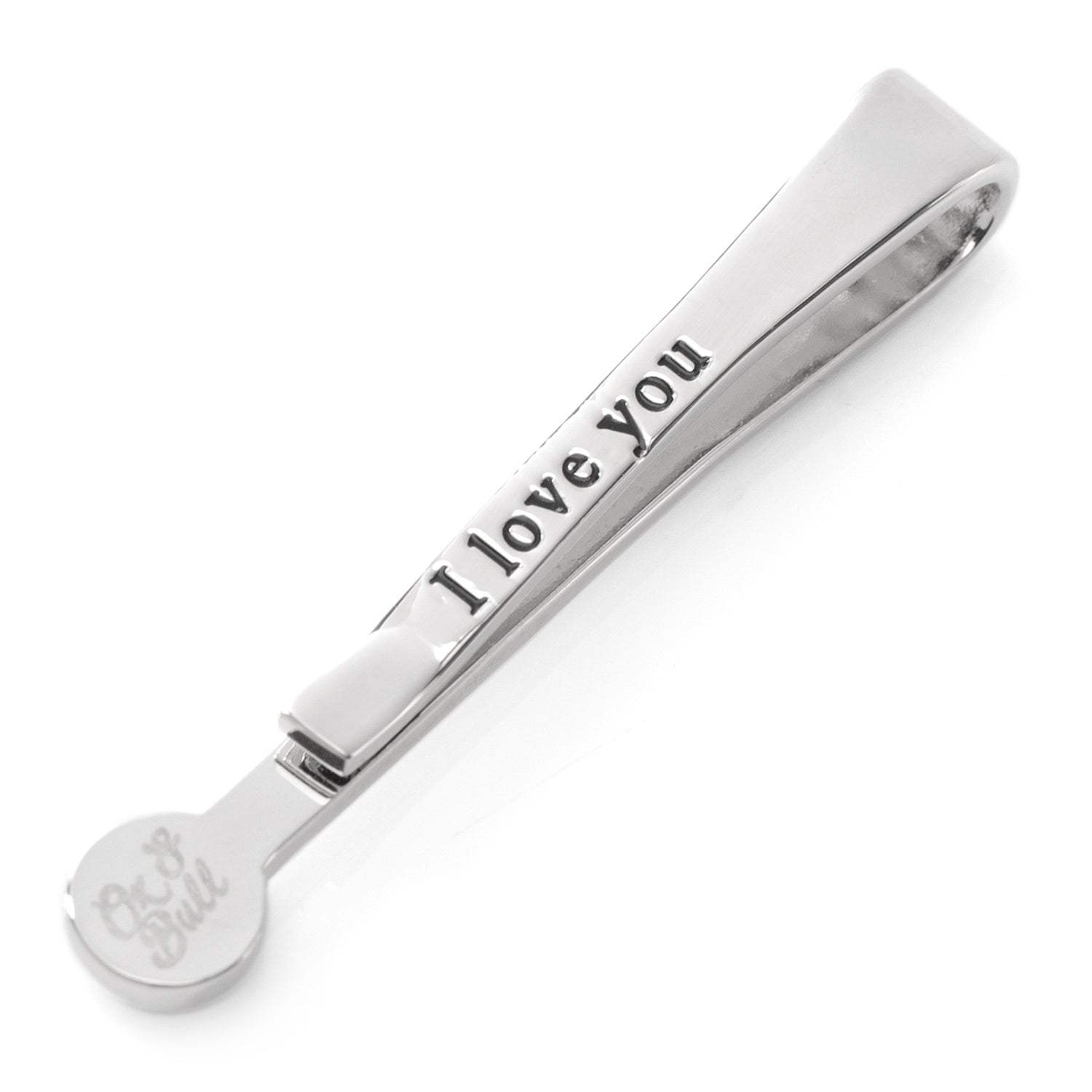 Silver and Onyx Tie Bar - Cufflinks.com - Flyclothing LLC
