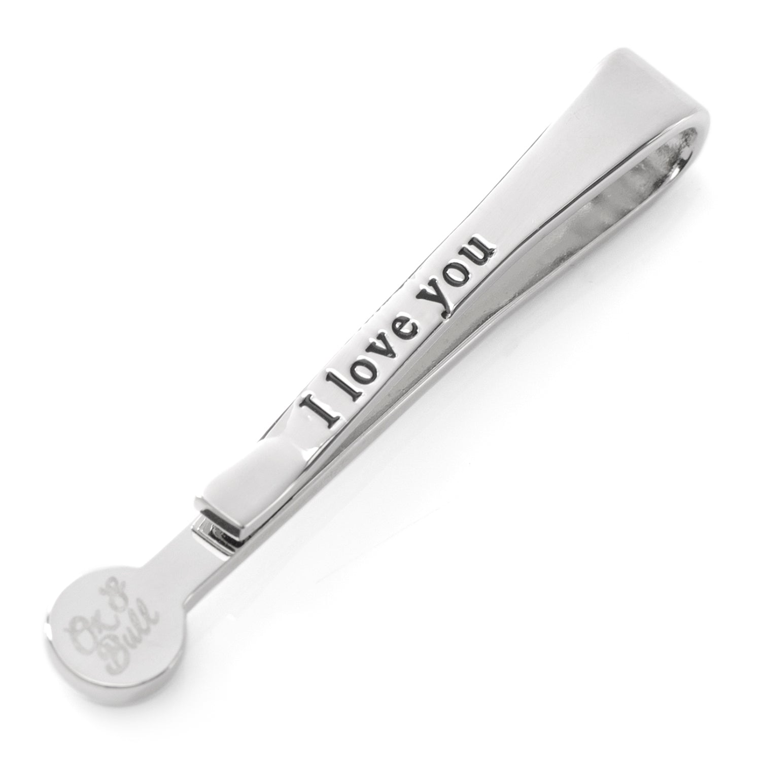 Silver and Onyx Tie Bar - Cufflinks.com - Flyclothing LLC