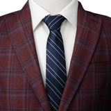 Classic Navy Stripe Men's Tie - Cufflinks.com - Flyclothing LLC