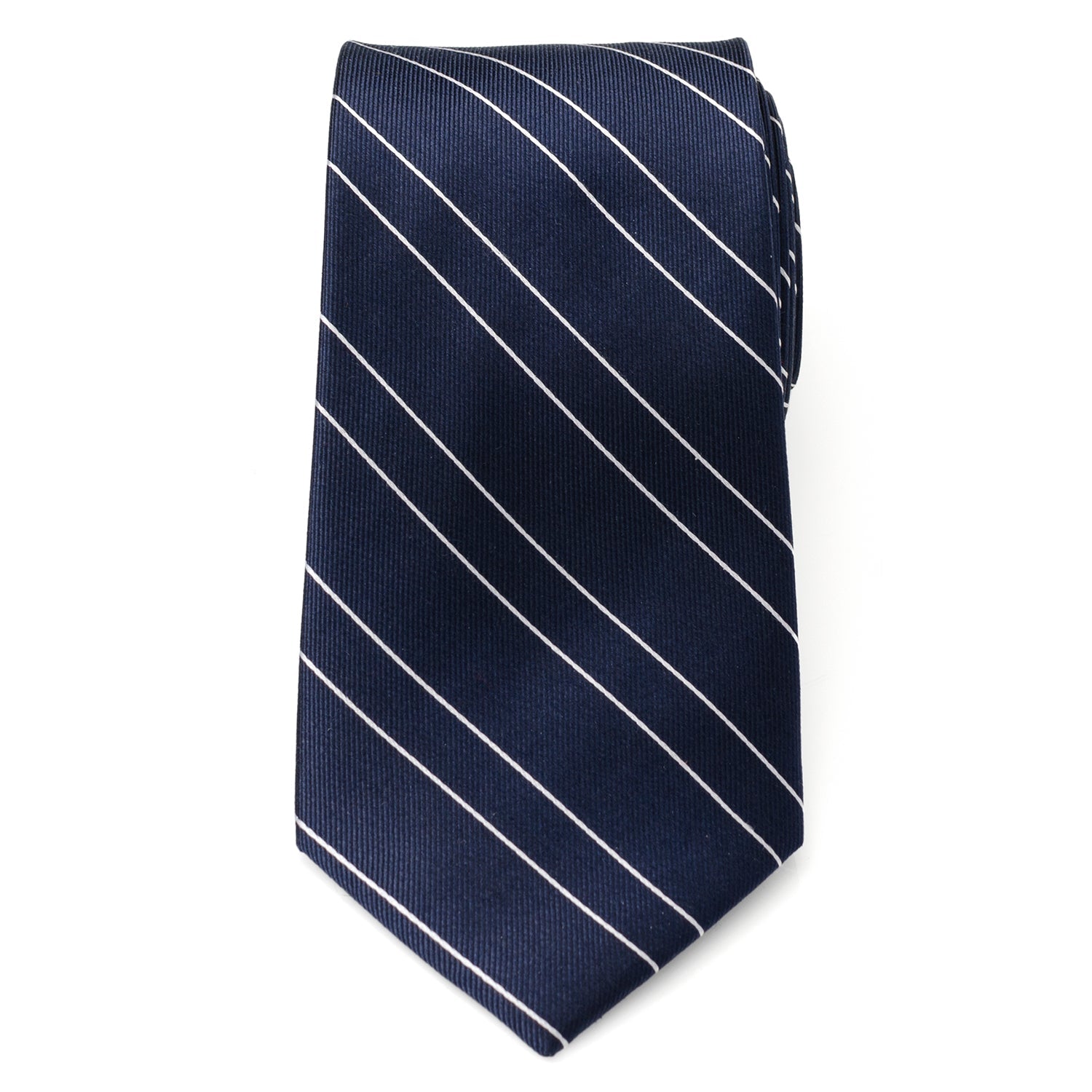 Classic Navy Stripe Men's Tie - Cufflinks.com - Flyclothing LLC