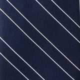 Classic Navy Stripe Men's Tie - Cufflinks.com - Flyclothing LLC
