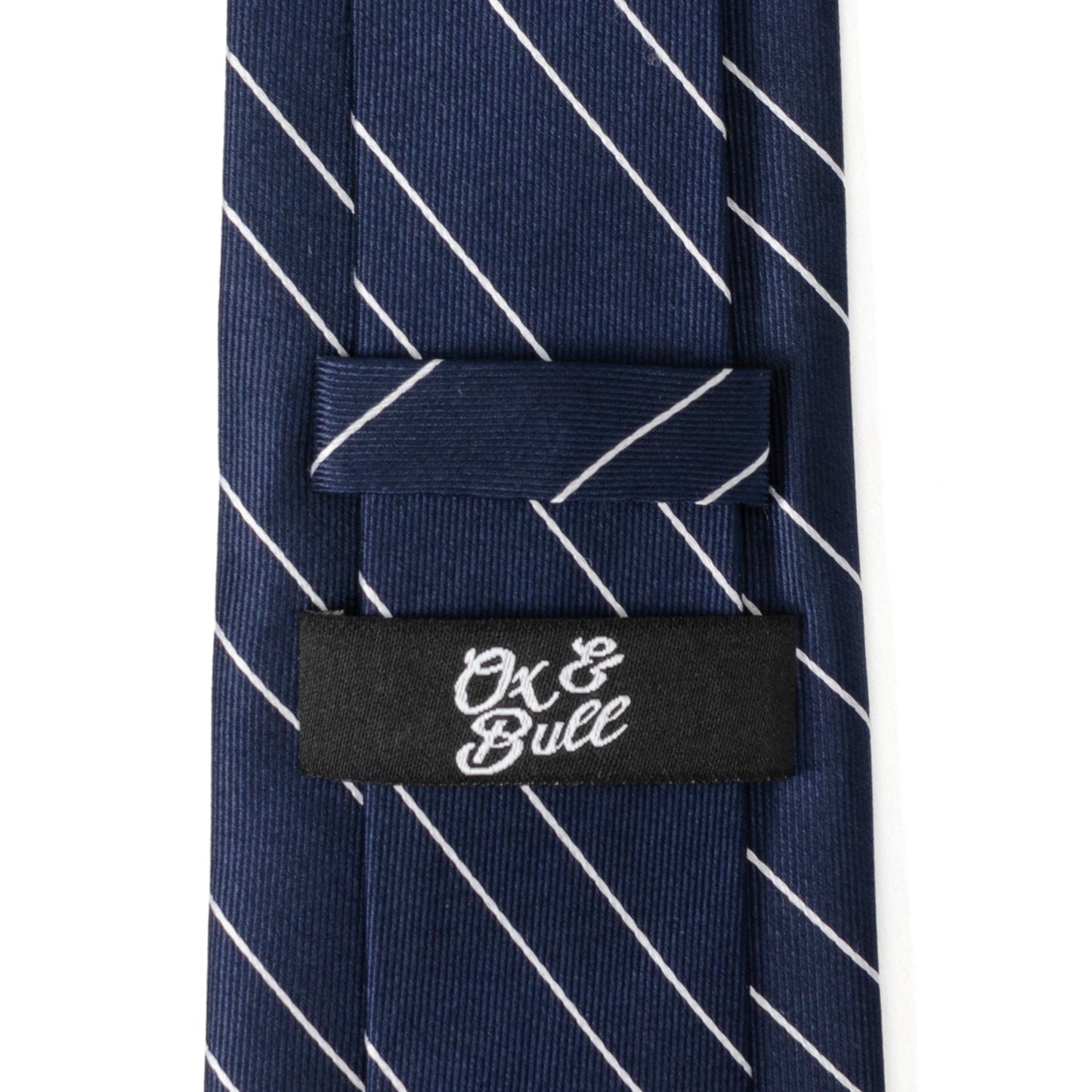 Classic Navy Stripe Men's Tie - Cufflinks.com - Flyclothing LLC
