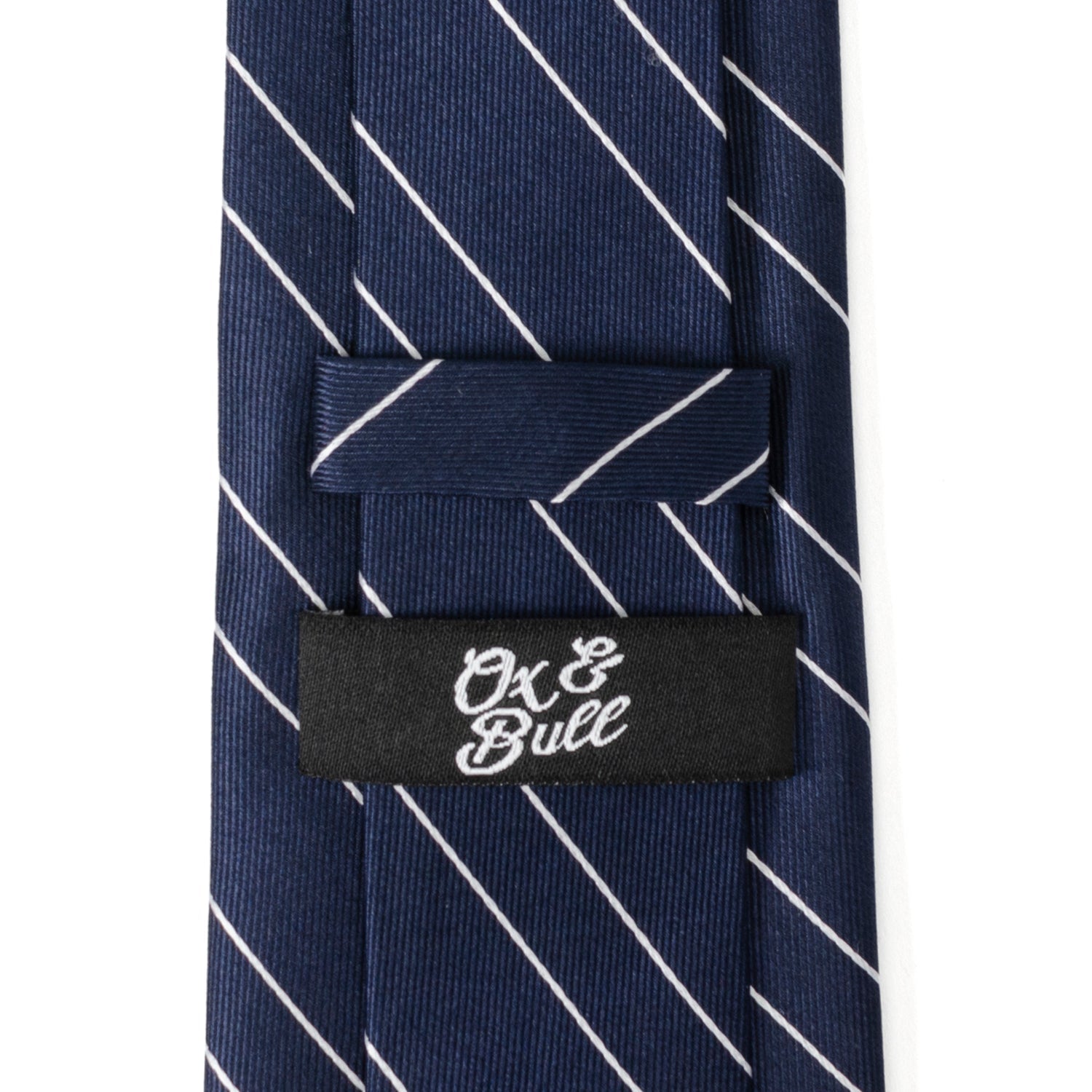 Classic Navy Stripe Men's Tie - Cufflinks.com - Flyclothing LLC