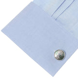 Sterling Mosaic Smoke Mother of Pearl Cufflinks - Cufflinks.com - Flyclothing LLC