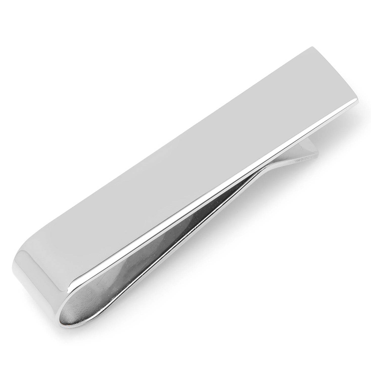 Short Stainless Steel Engravable Tie Bar - Cufflinks.com - Flyclothing LLC