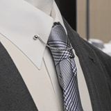 Stainless Steel Chain Collar Bar - Cufflinks.com - Flyclothing LLC