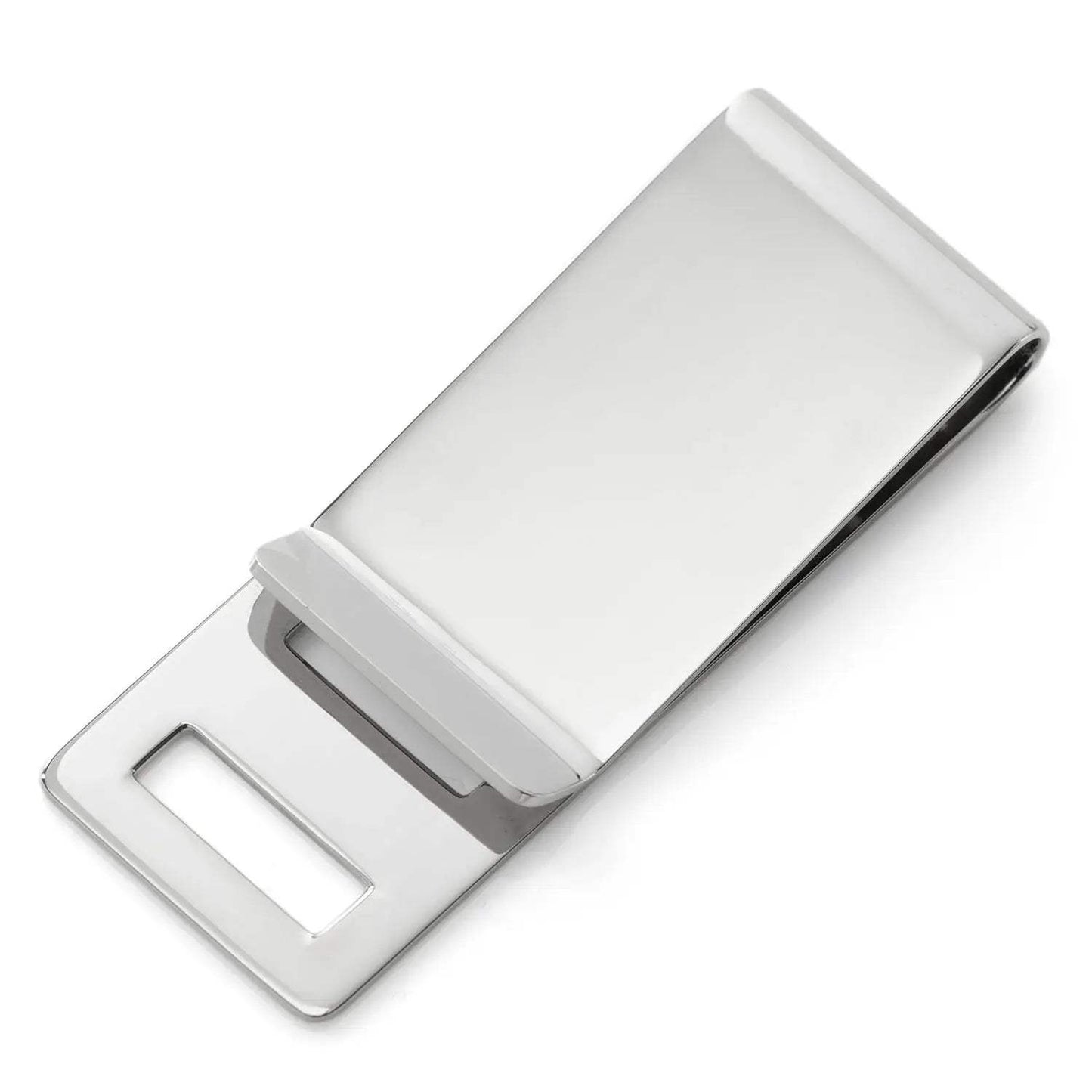 Stainless Steel Cut Out Money Clip - Cufflinks.com - Flyclothing LLC