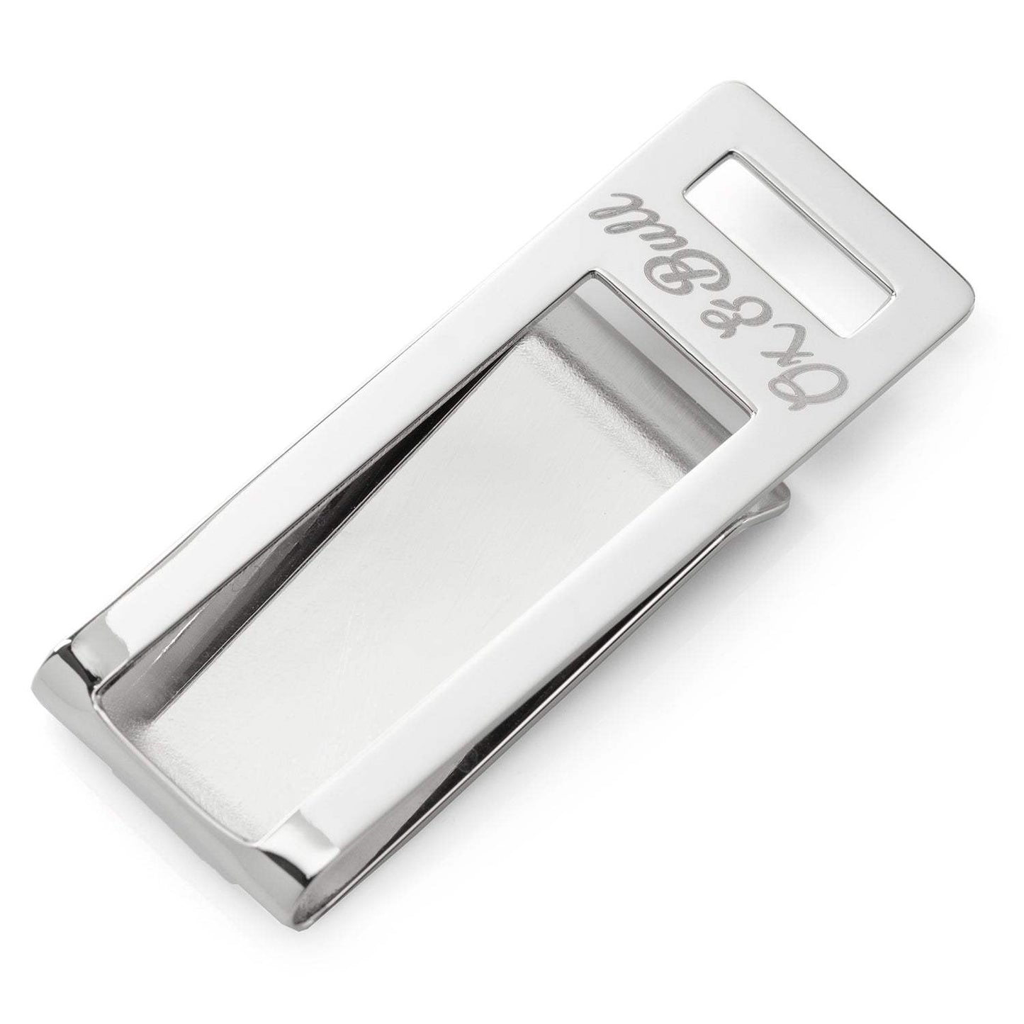 Stainless Steel Cut Out Money Clip - Cufflinks.com - Flyclothing LLC
