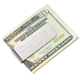 Father of Bride Wedding Date Money Clip - Cufflinks.com - Flyclothing LLC