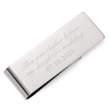 Father of Bride Wedding Date Money Clip - Cufflinks.com - Flyclothing LLC