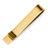 Wedding Title Engravable Gold Tie Bar - Cufflinks.com - Flyclothing LLC