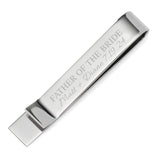 Wedding Party Engravable Tie Bar - Cufflinks.com - Flyclothing LLC