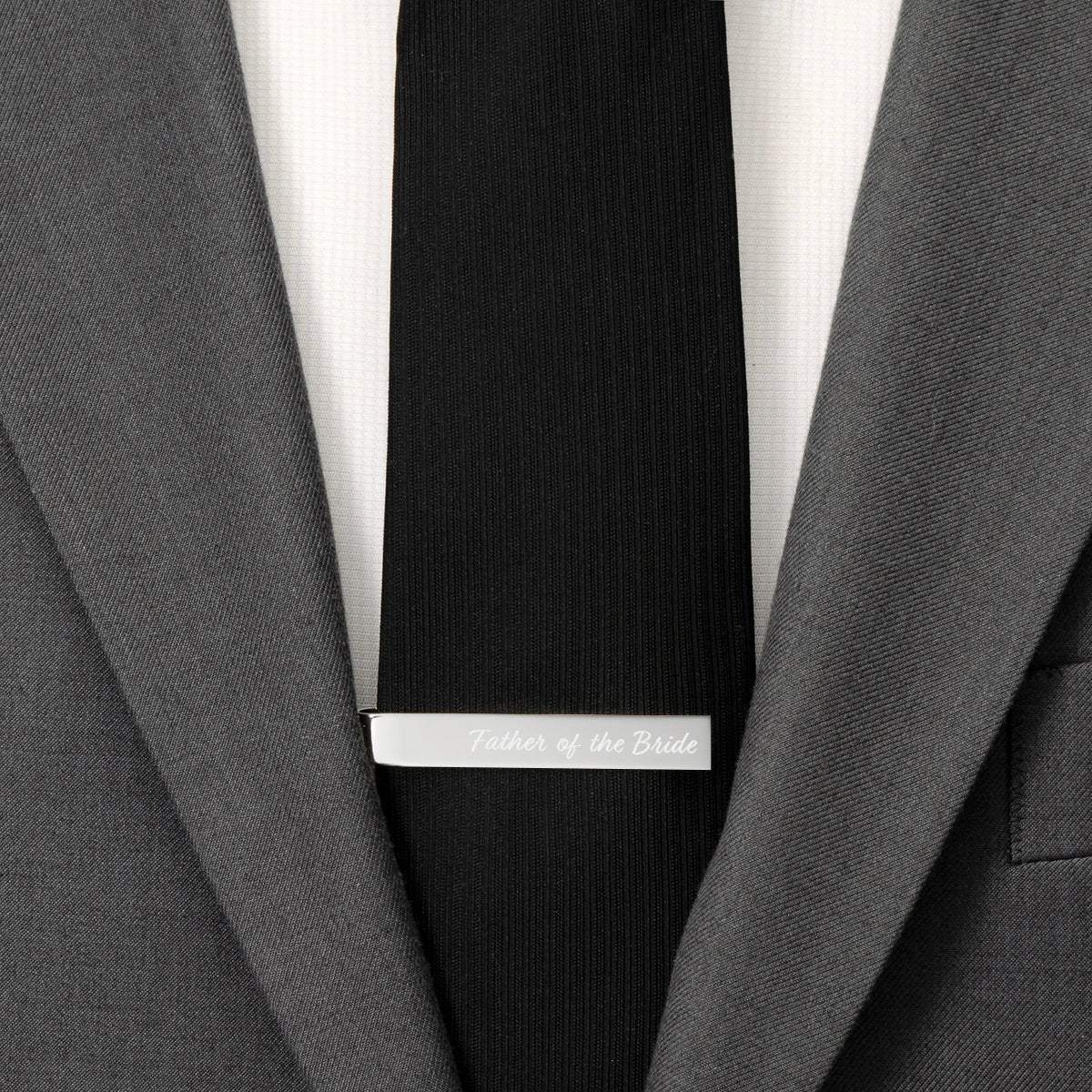 Wedding Title Engravable Tie Bar - Cufflinks.com - Flyclothing LLC