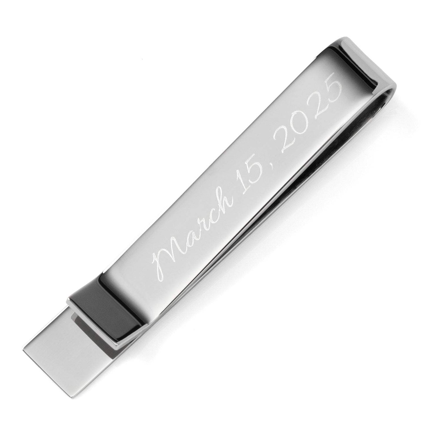 Wedding Title Engravable Tie Bar - Cufflinks.com - Flyclothing LLC