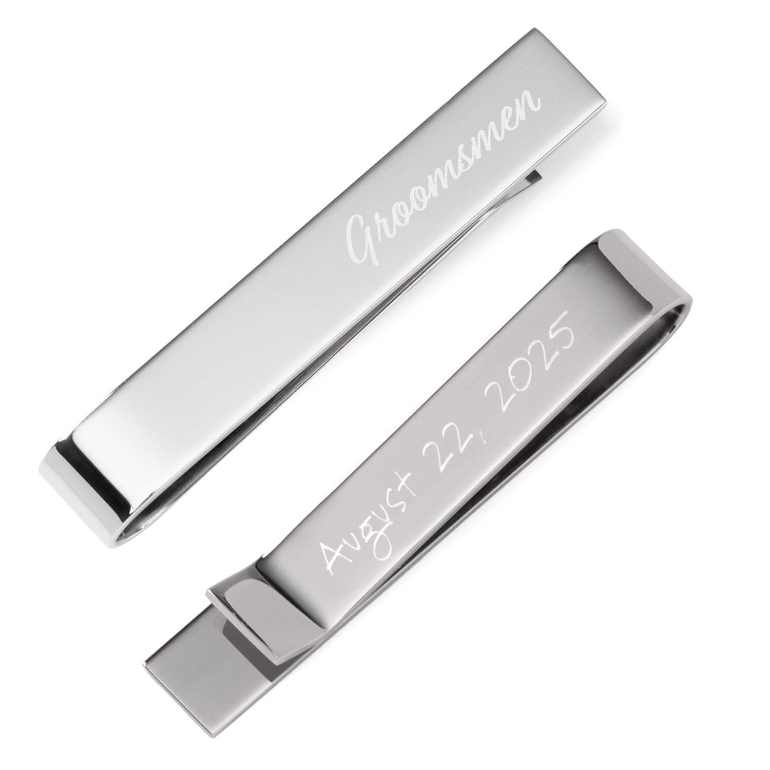 Wedding Title Engravable Tie Bar - Cufflinks.com - Flyclothing LLC