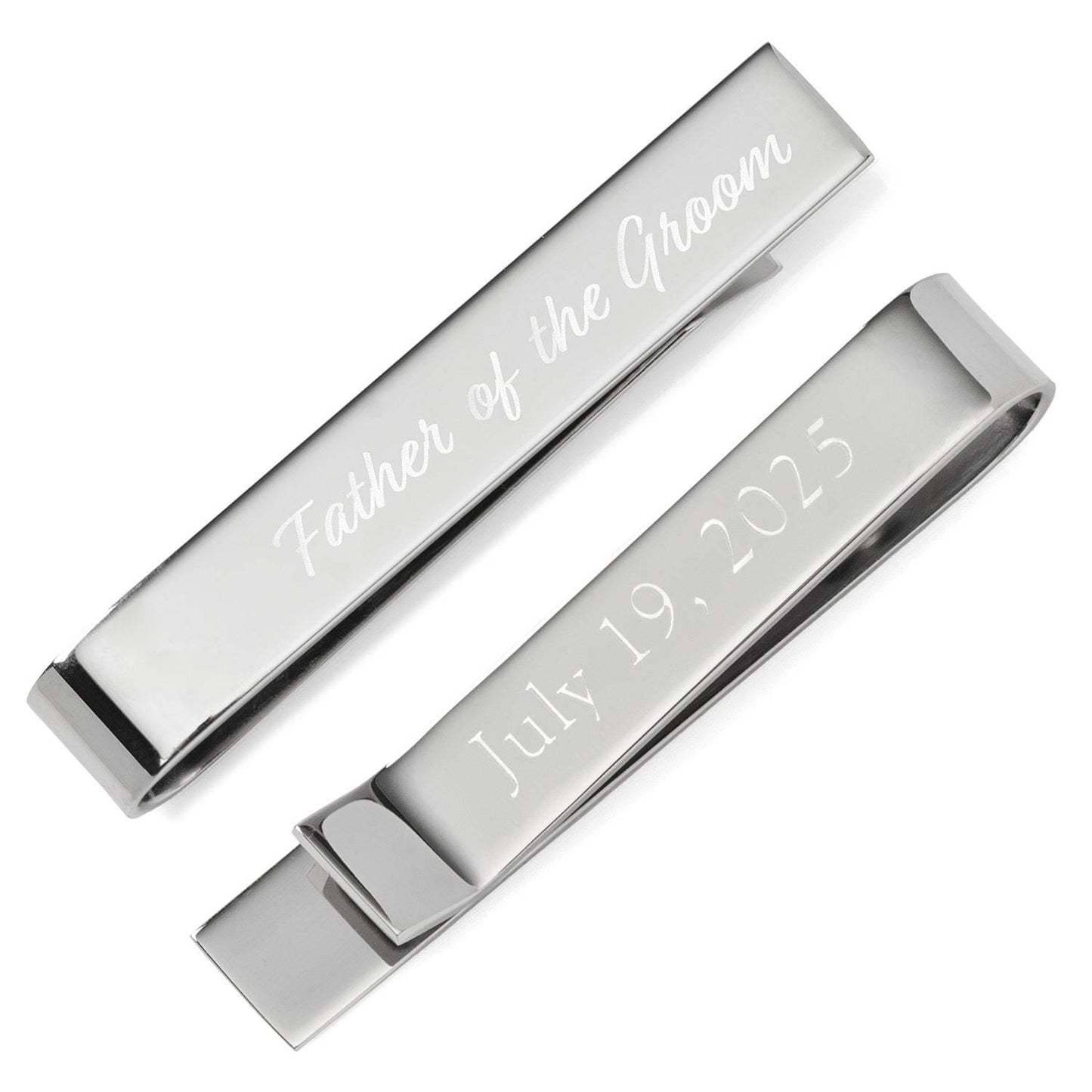 Wedding Title Engravable Tie Bar - Cufflinks.com - Flyclothing LLC
