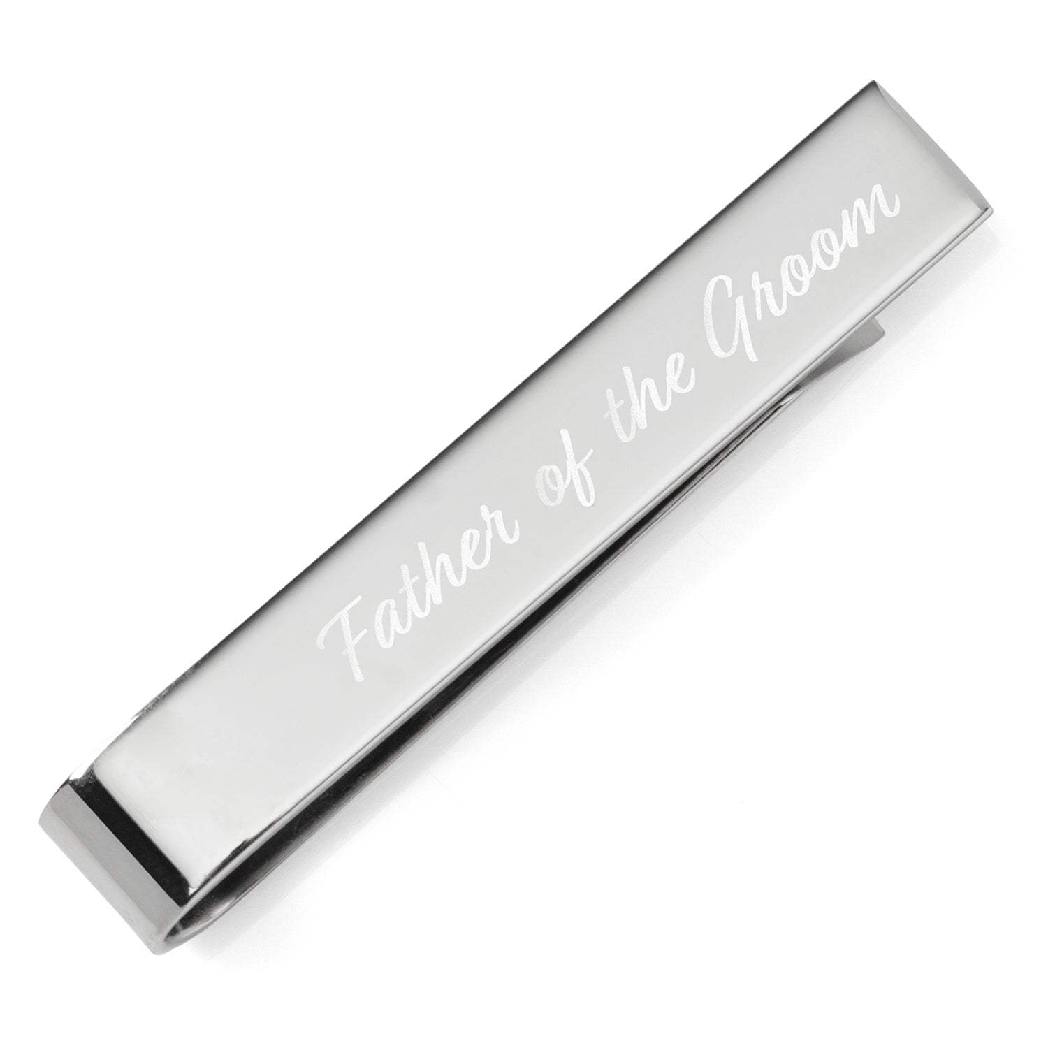 Wedding Title Engravable Tie Bar - Cufflinks.com - Flyclothing LLC