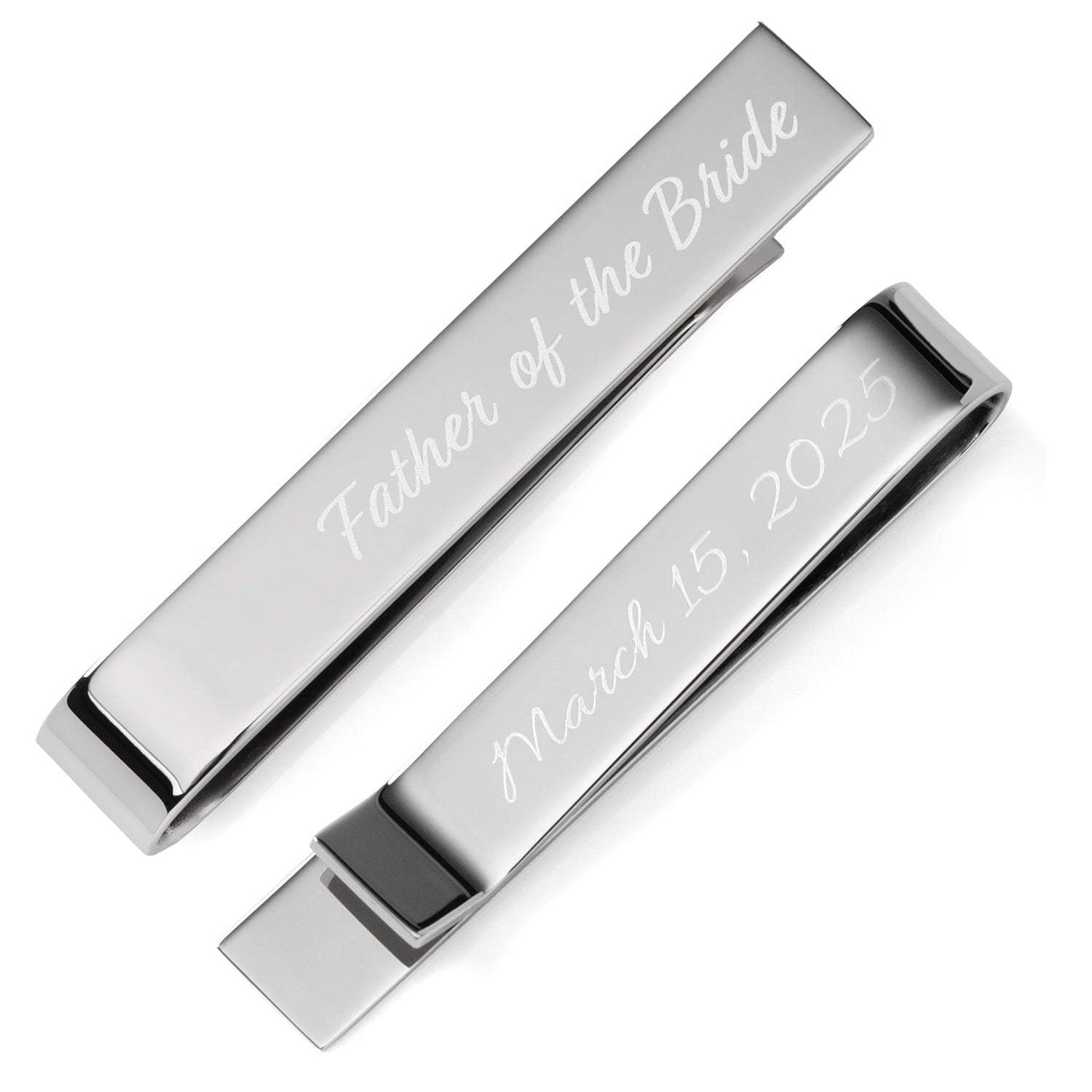 Wedding Title Engravable Tie Bar - Cufflinks.com - Flyclothing LLC