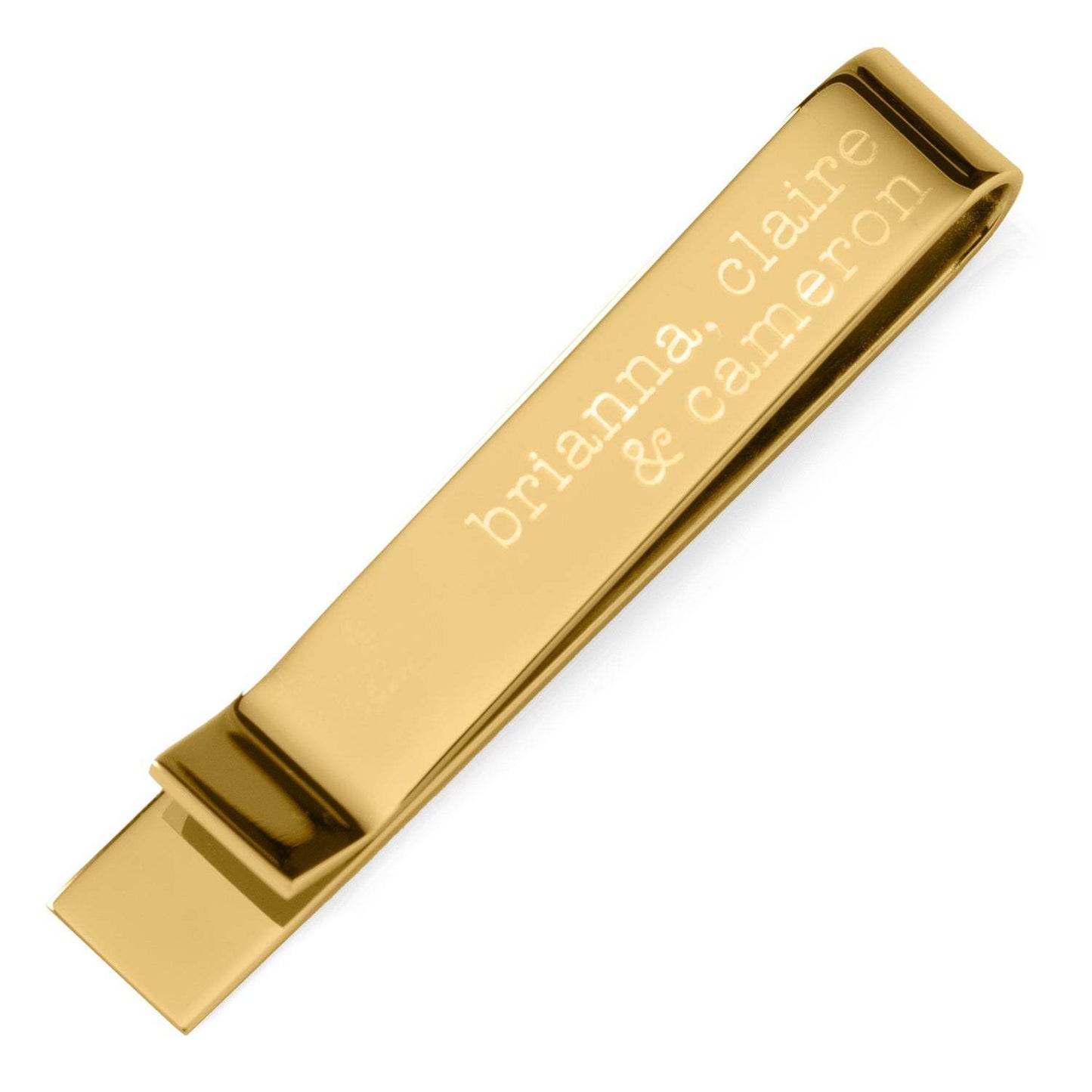 Best Dad Ever Gold Engravable Tie Bar - Cufflinks.com - Flyclothing LLC