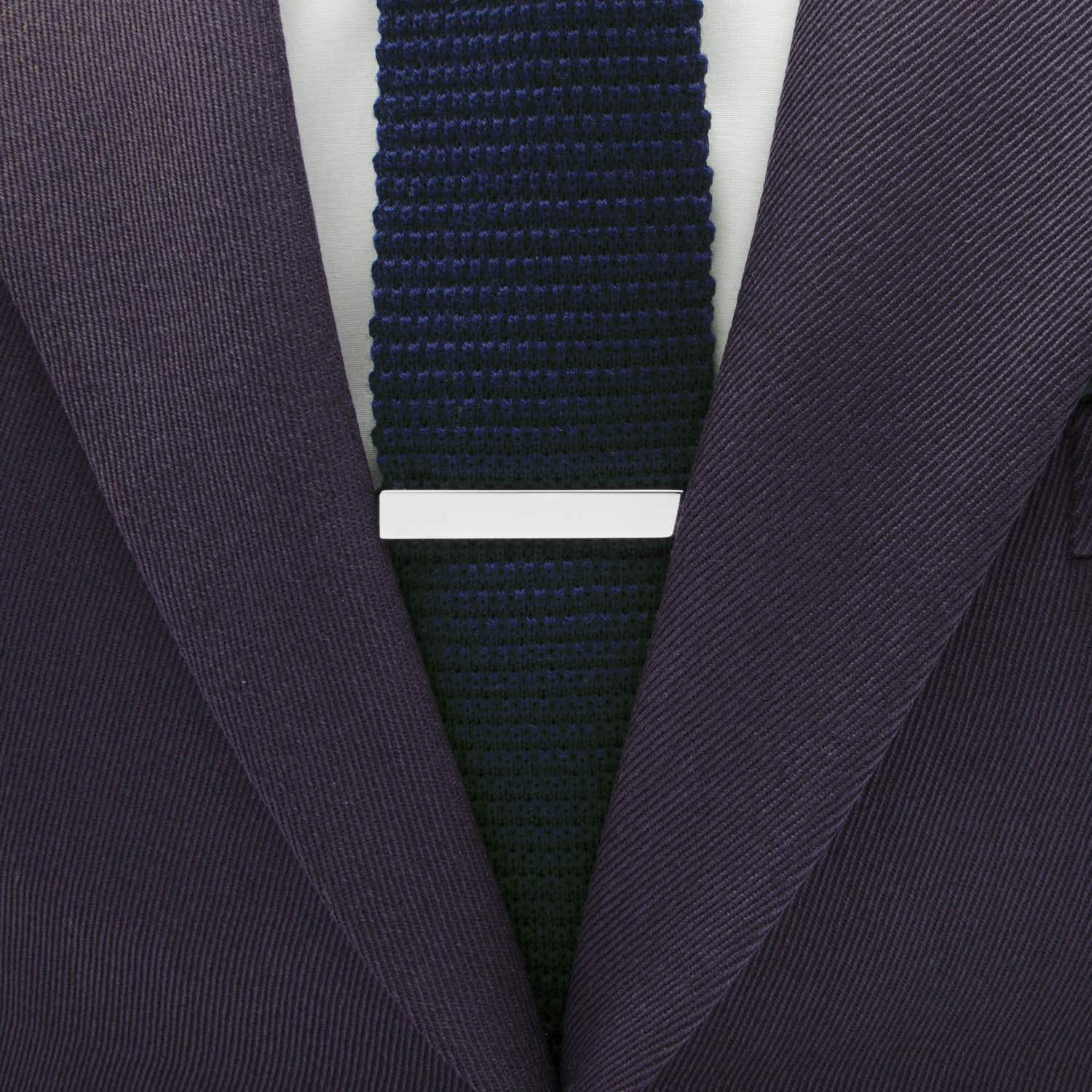 Stainless Steel Polished Tie Clip - Cufflinks.com - Flyclothing LLC
