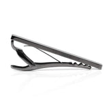 Stainless Steel Gunmetal Engravable Tie Clip - Cufflinks.com - Flyclothing LLC