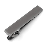 Stainless Steel Gunmetal Engravable Tie Clip - Cufflinks.com - Flyclothing LLC