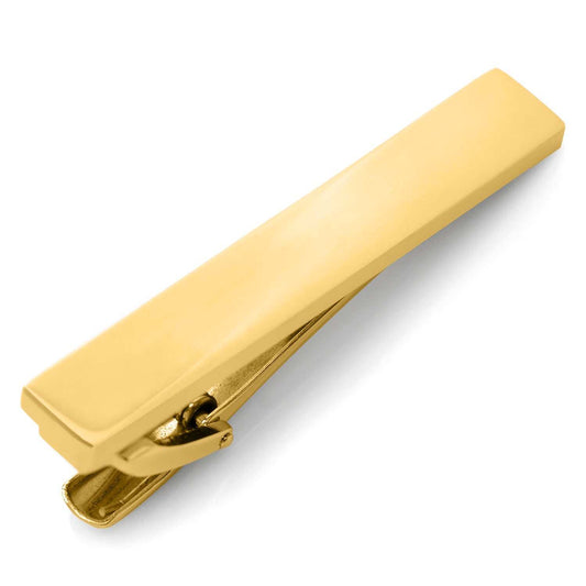 Gold Stainless Steel Engravable Tie Clip - Cufflinks.com - Flyclothing LLC