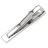 Silver Stainless Steel Engravable Tie Clip - Cufflinks.com - Flyclothing LLC