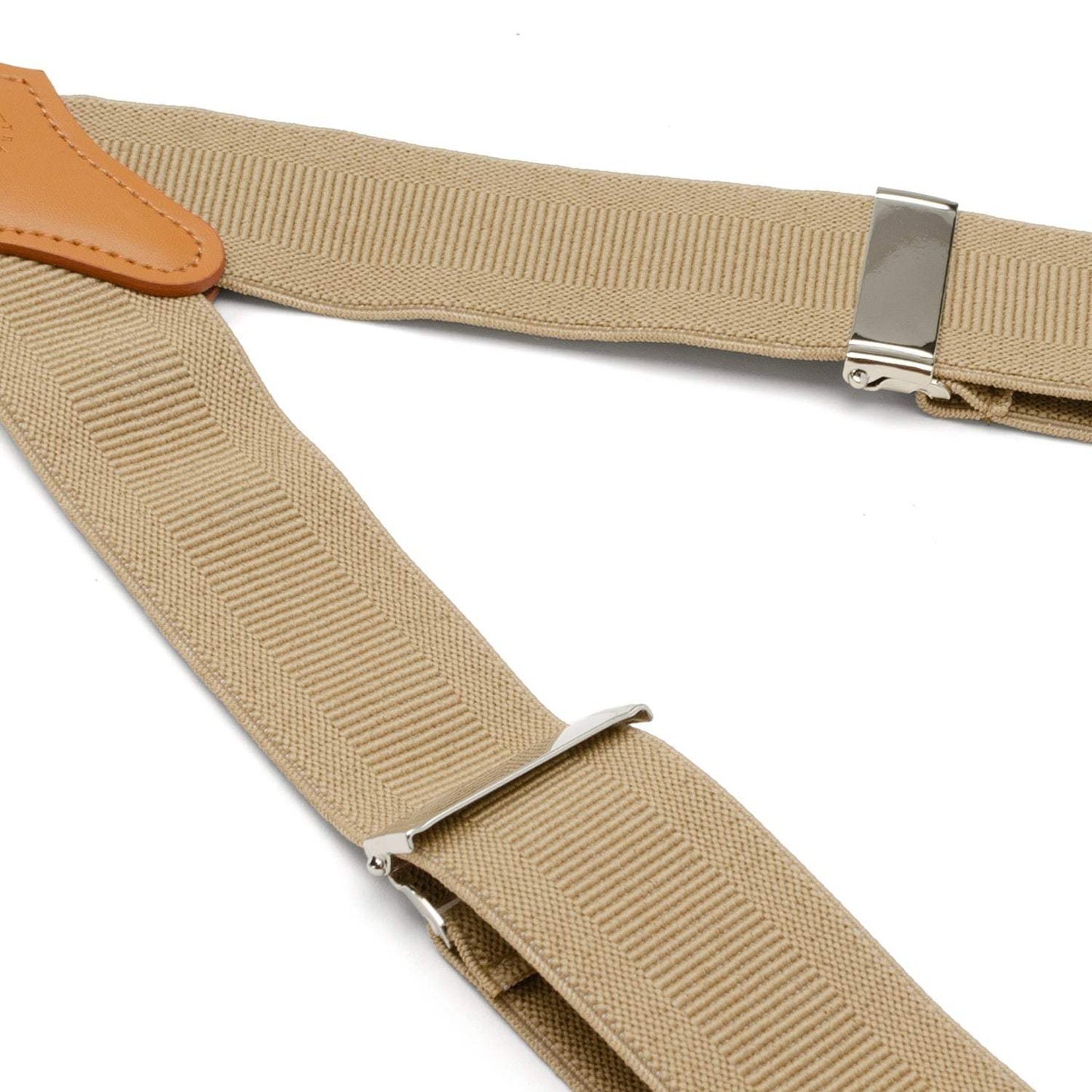 Tan Convertible Suspenders - Cufflinks.com - Flyclothing LLC