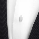 Sterling Silver Tartan Plaid 5-Studs - Cufflinks.com - Flyclothing LLC