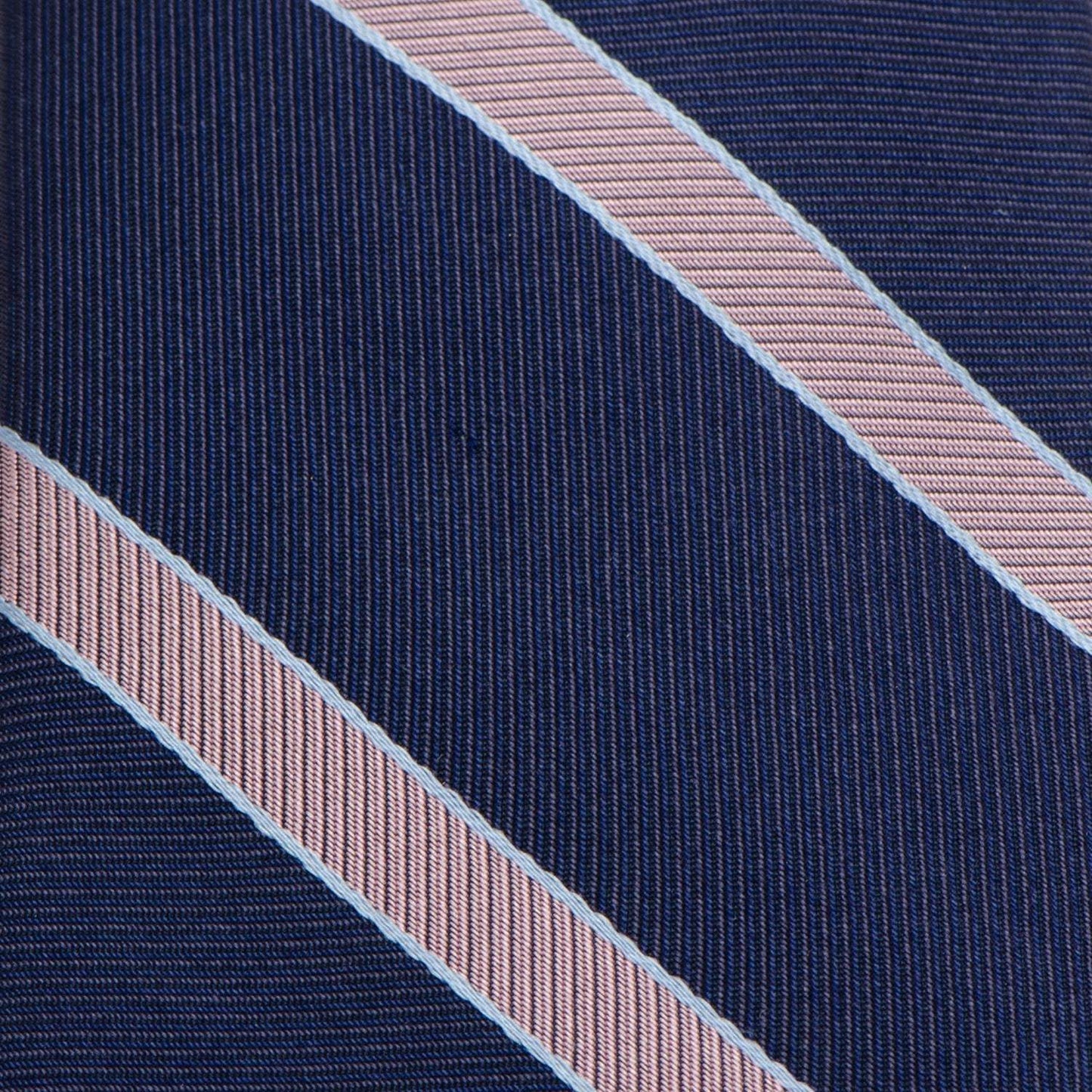 The Travis Tie (Navy Pink Stripe Men's Tie) - Cufflinks.com - Flyclothing LLC