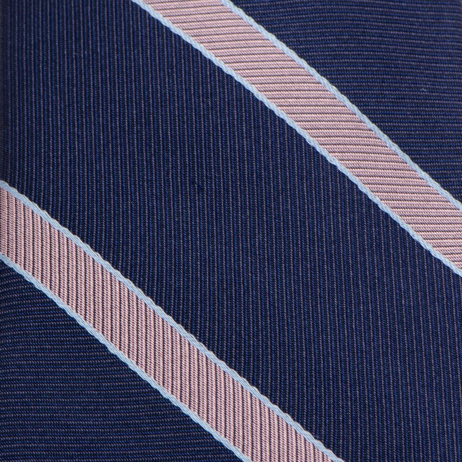 The Travis Tie (Navy Pink Stripe Men's Tie) - Cufflinks.com - Flyclothing LLC