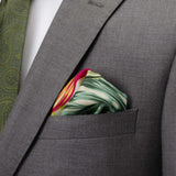 Tropical Leaf Multi Pocket Square - Cufflinks.com - Flyclothing LLC