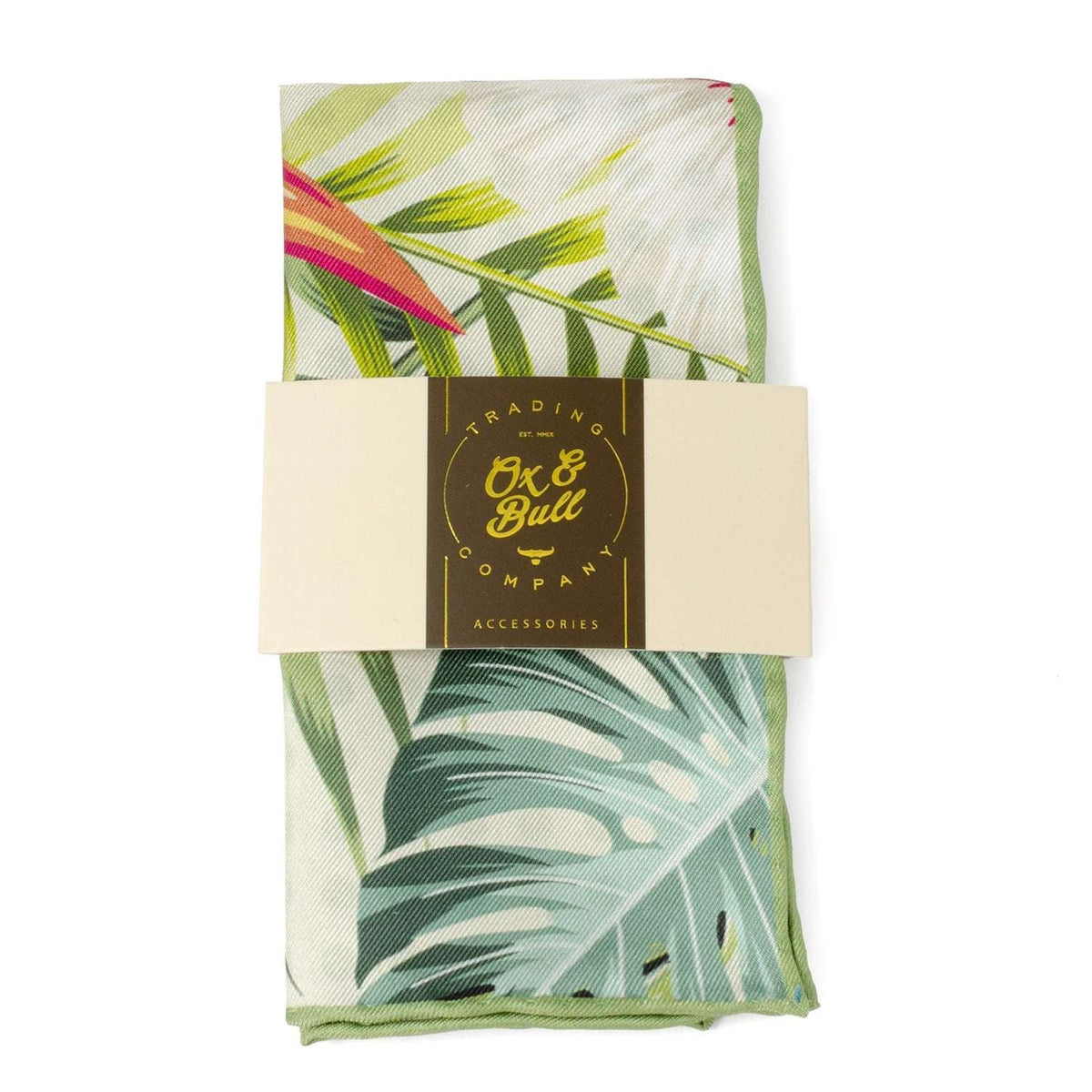 Tropical Leaf Multi Pocket Square - Cufflinks.com - Flyclothing LLC
