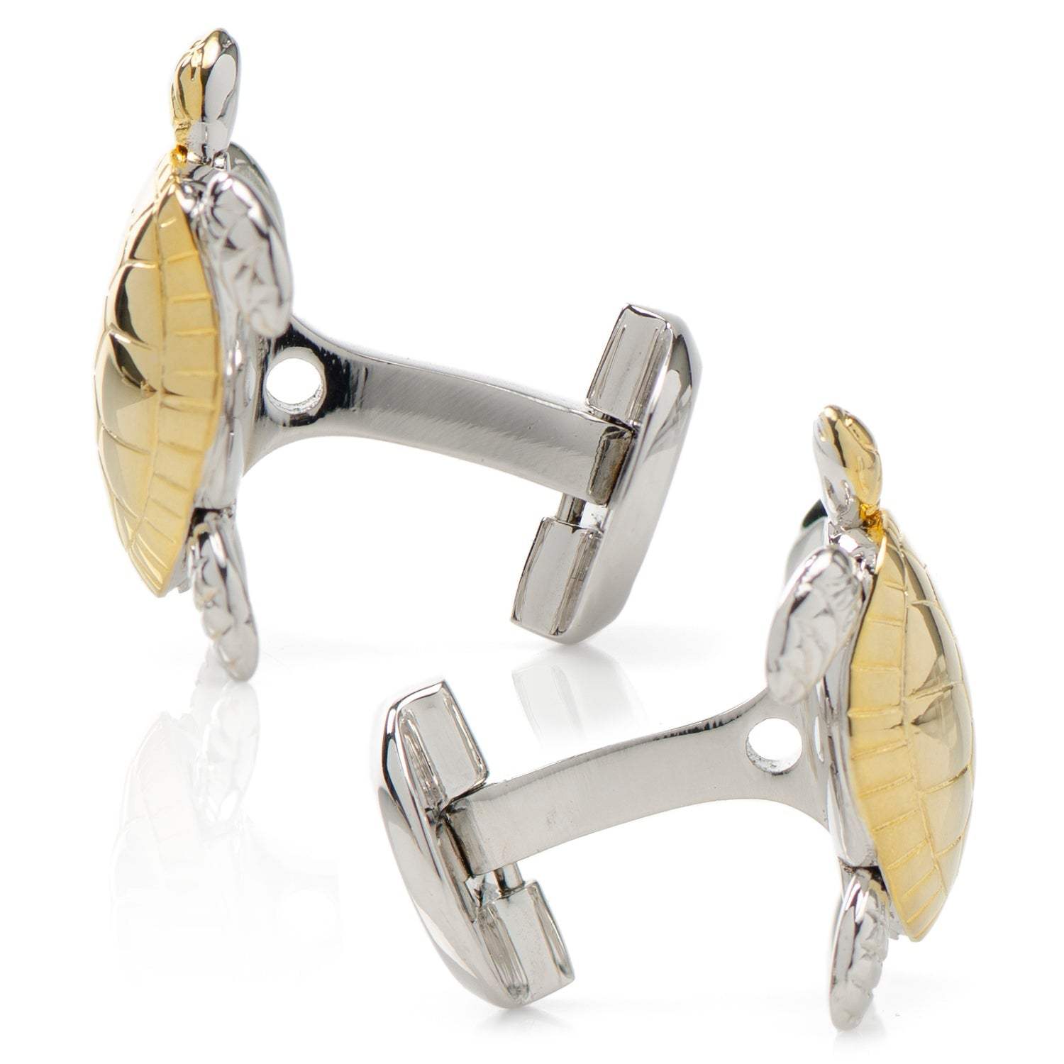 Turtle Movement 3D Cufflinks - Cufflinks.com - Flyclothing LLC