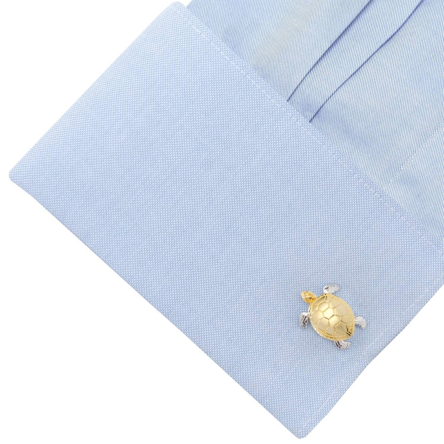 Turtle Movement 3D Cufflinks - Cufflinks.com - Flyclothing LLC